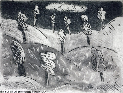 Landscape with a cloud shaped like Sroka